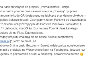 PROJEKT - ,,POZNAJ HISTORIĘ''.